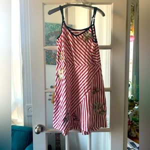 Johnny was dress with embroidered details